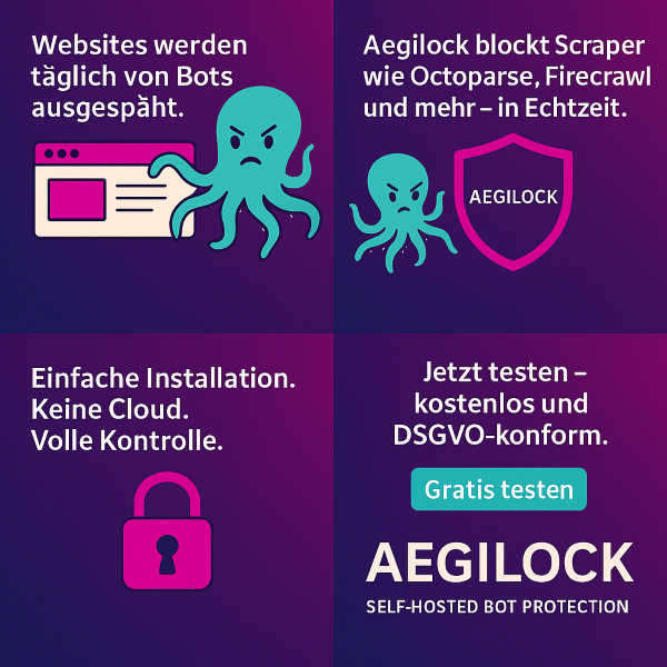 Aegilock Bot-Protection Übersicht